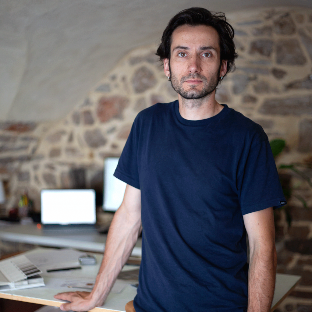 Peter Entringer, gérant de Stück, bureau d’études spécialisé dans la menuiserie, l'ébénisterie et l'agencement.